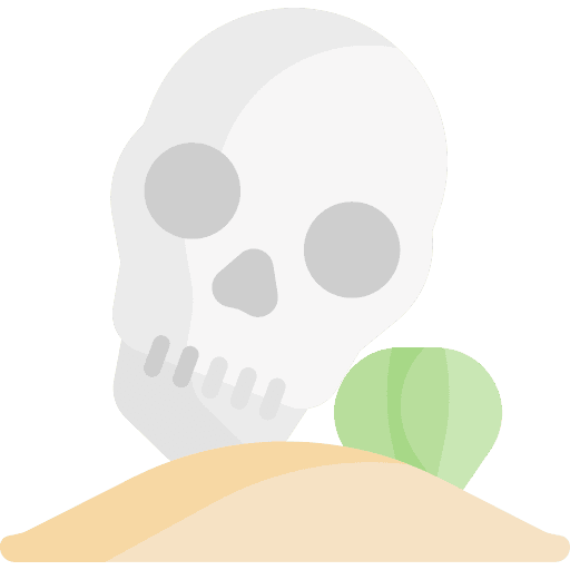 Skull miscellaneous danger cactus icon