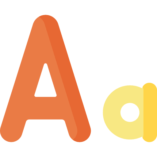 Font style text edit tools icon