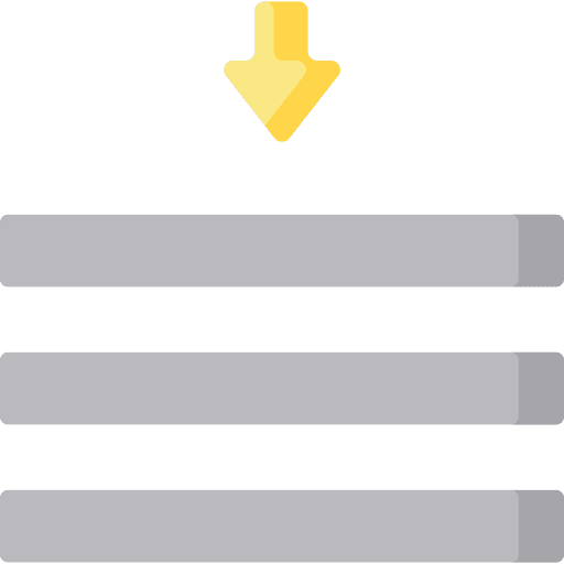Line spacing space distance ui icon