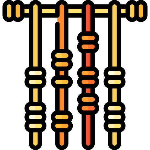 Quipu counting data collection knot icon