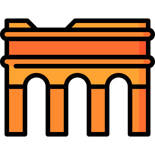 Aqueduct aqueduct monument architectonic icon