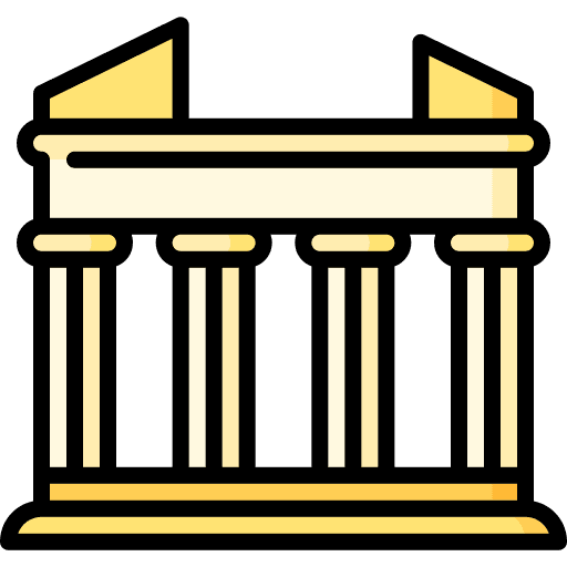 Parthenon architectonic greece cultures icon Parthenon architectonic greece cultures icon