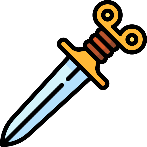Sword warrior cultures war icon Sword warrior cultures war icon