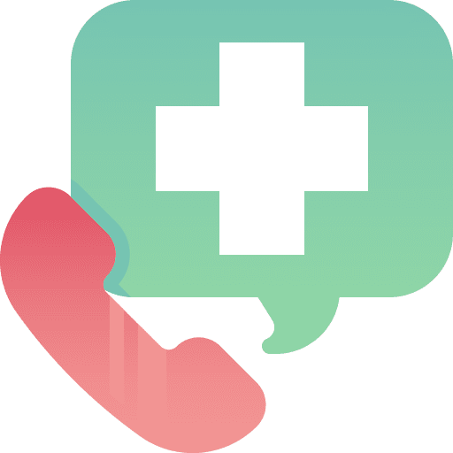 Emergency call holiday vacation emergency button icon