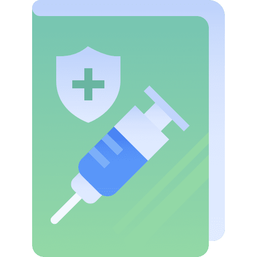 Vaccination protection protect medicine icon Vaccination protection protect medicine icon