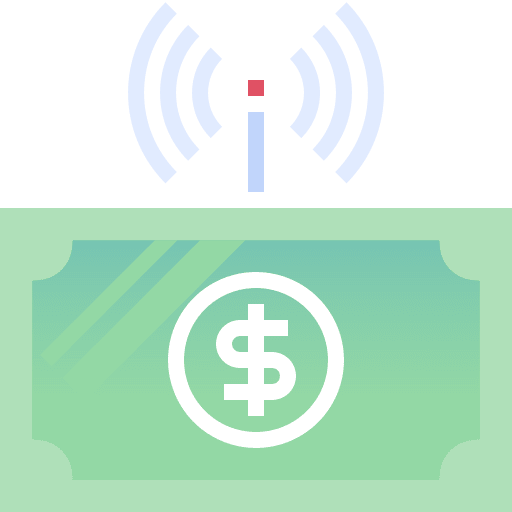 Cashless business and finance money cashless icon Cashless business and finance money cashless icon