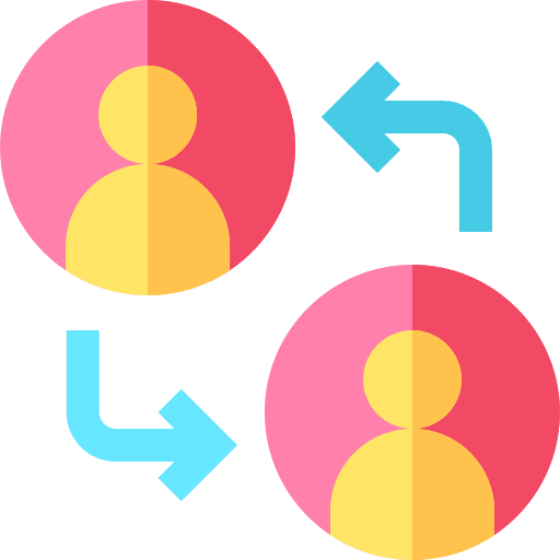 Change arrow directions user icon
