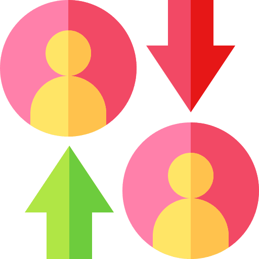 Opposition conflict opposition people icon