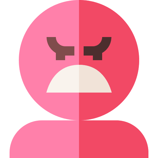 Angry feeling angry emoticon icon Angry feeling angry emoticon icon