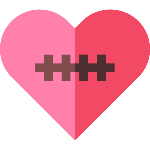 Heart love romance heartbreak icon Heart love romance heartbreak icon