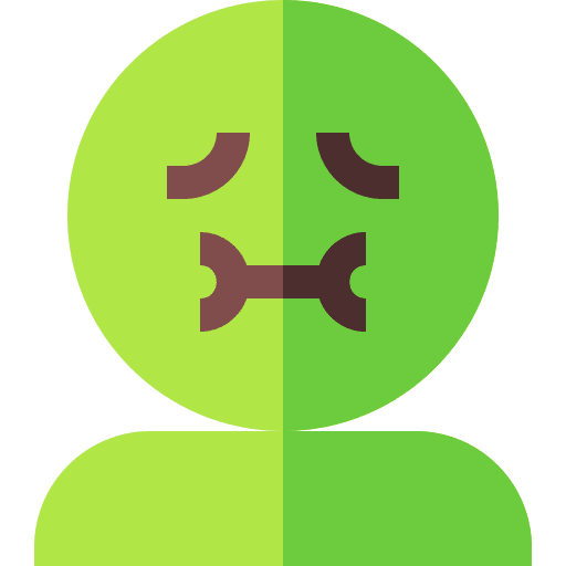 Nausea emoticon expression nausea icon Nausea emoticon expression nausea icon