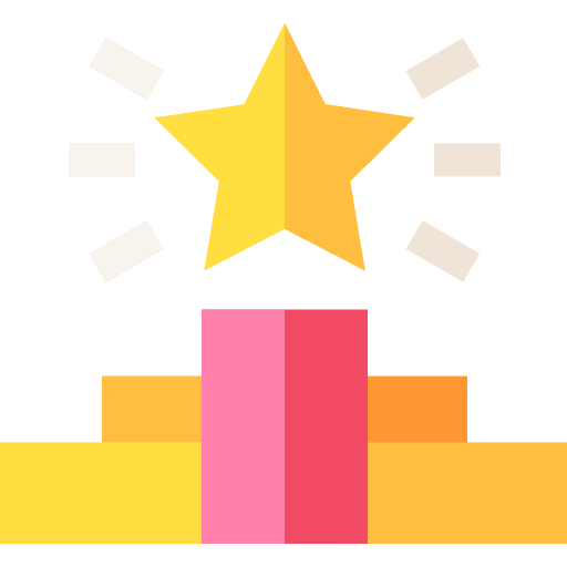 Podium sports and competition star business icon Podium sports and competition star business icon