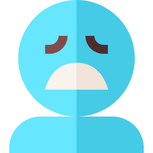 Tired expression tired face icon Tired expression tired face icon