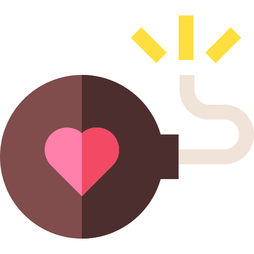 Bomb bomb heart miscellaneous icon Bomb bomb heart miscellaneous icon