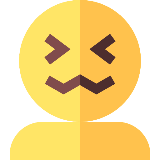 Confused weird feeling emoji icon Confused weird feeling emoji icon
