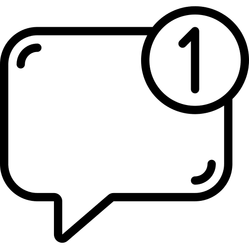 Notification talk conversation message icon