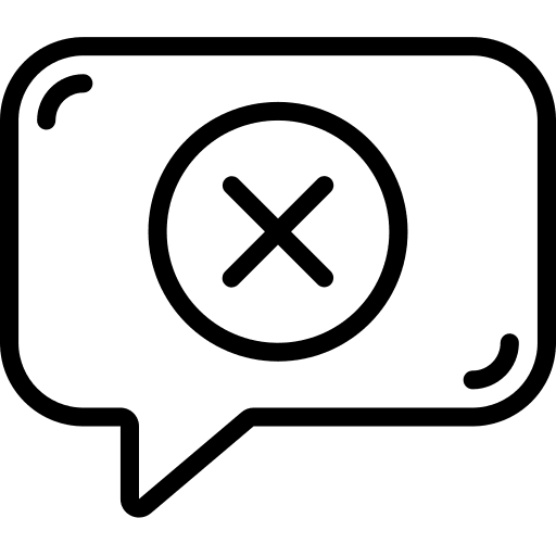 Delete delete talk communication icon Delete delete talk communication icon