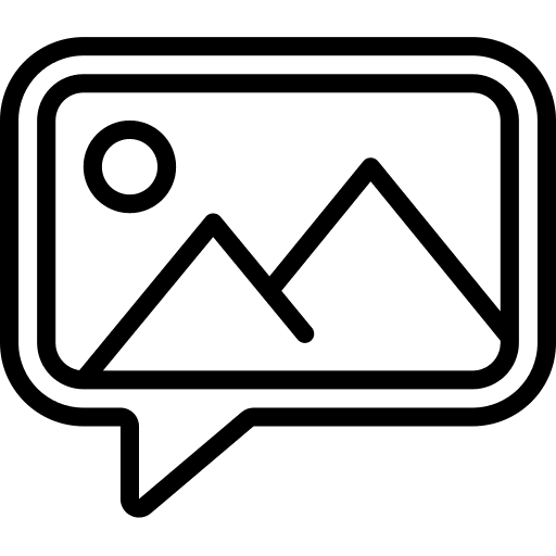 Image conversation message chat icon Image conversation message chat icon