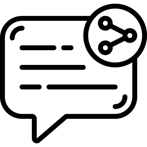Share share speak communications icon Share share speak communications icon