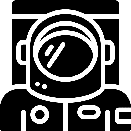 Astronaut cosmonaut space exploration people icon Astronaut cosmonaut space exploration people icon