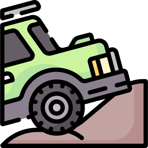 Offroad vehicle desert offroad icon