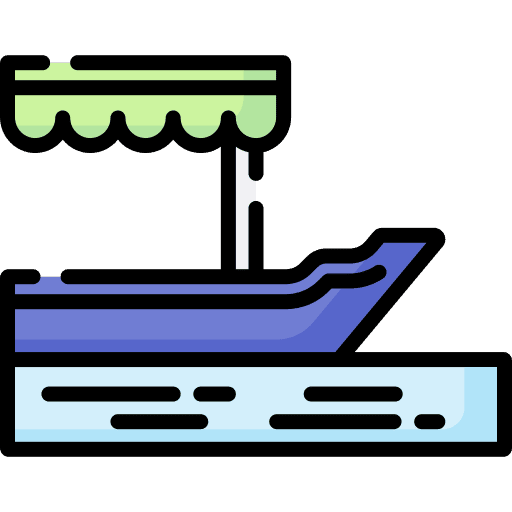 Lake ride nature ship icon Lake ride nature ship icon