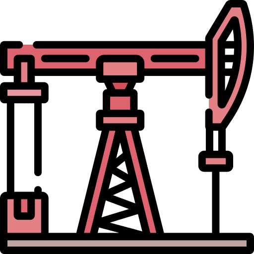 Oil pump pump jack industry extraction icon Oil pump pump jack industry extraction icon