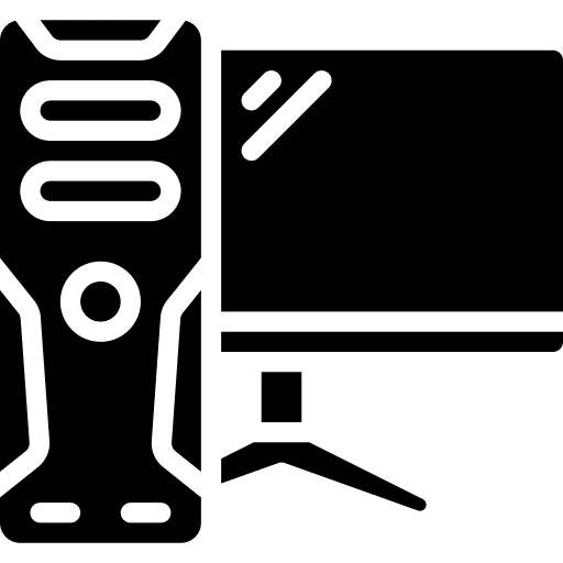 Computer setup technology computing icon