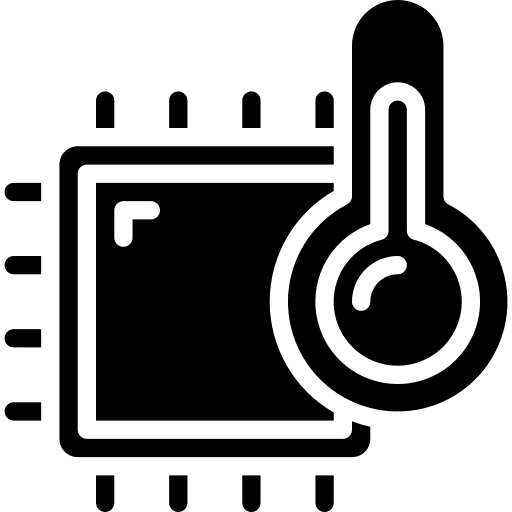 Cpu hardware electronics chips icon