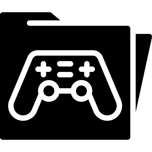 Folder storage data storage gaming icon