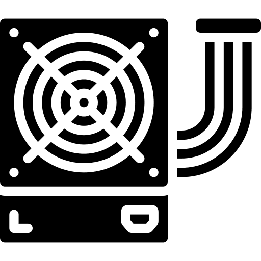 Power supply technology power supply hardware icon
