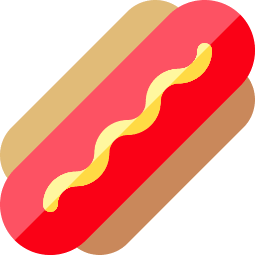 Hot dog hot dogs hot dog sauce icon