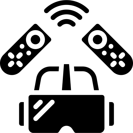 Virtual reality digital ar electronics icon