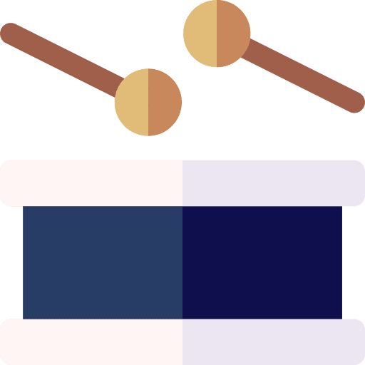 Drum musical instrument music and multimedia cultures icon