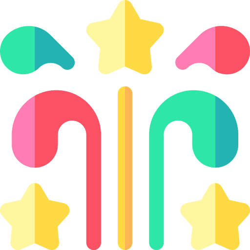 Fireworks celebration birthday and party firework icon