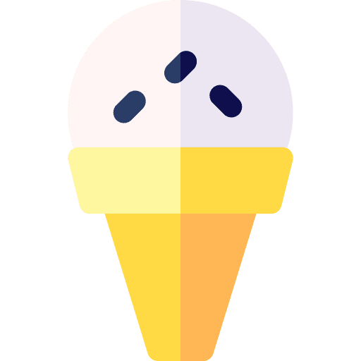 Ice cream food and restaurant ice cream food icon