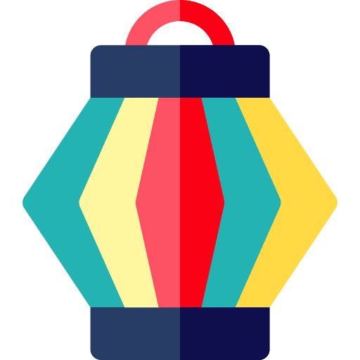 Lantern illumination cultures paper lantern icon