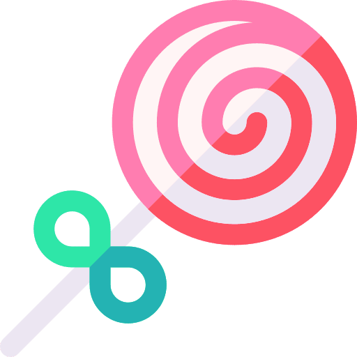 Lollipop sugar lollipop stick icon