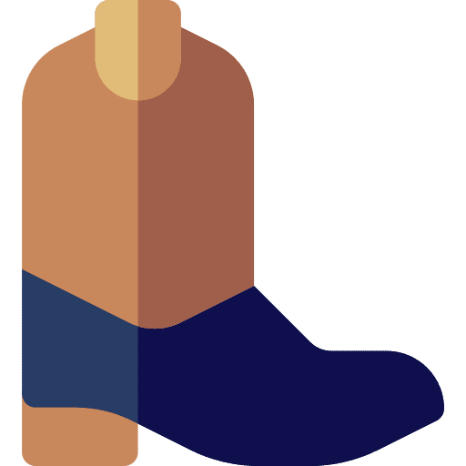 Boot clothes footwear shoe icon