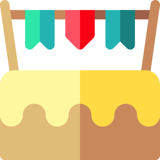 Cake brazilian celebration bakery icon