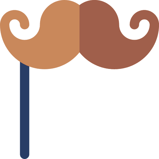 Mustache party moustache beauty icon
