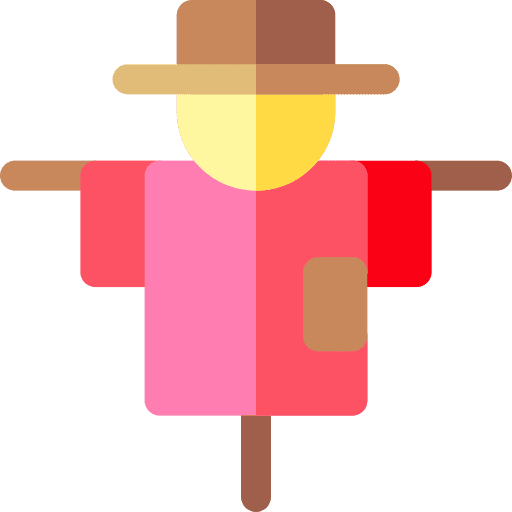 Scarecrow scarecrow garden field icon
