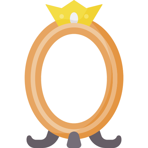 Frame furniture and household mirror frame icon Frame furniture and household mirror frame icon