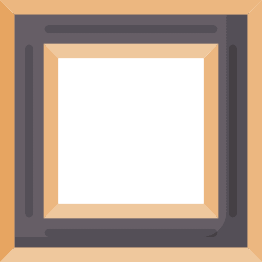 Frame picture ornamental decoration icon Frame picture ornamental decoration icon