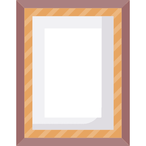 Frame decoration paint landscape icon Frame decoration paint landscape icon