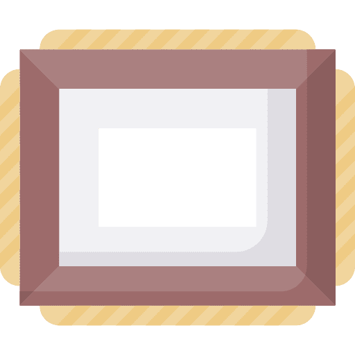 Frame furniture and household image decoration icon Frame furniture and household image decoration icon