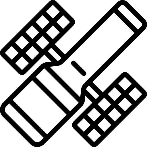 Hubble space telescope galaxy astronomy universe icon