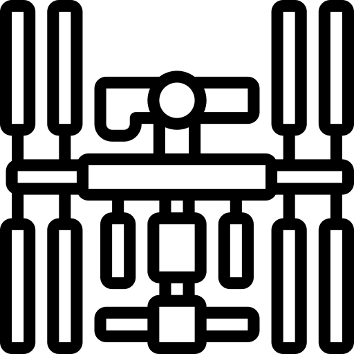Space station space station technology satellite station icon Space station space station technology satellite station icon