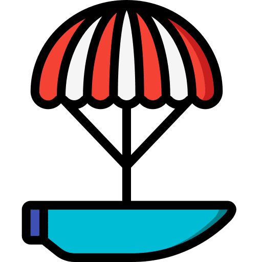 Parachute space separation capture icon