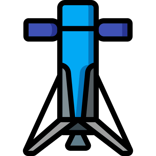 Booster reusable stage landing icon Booster reusable stage landing icon